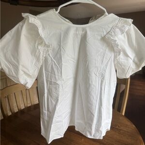 LOFT Cream Petites Blouse
